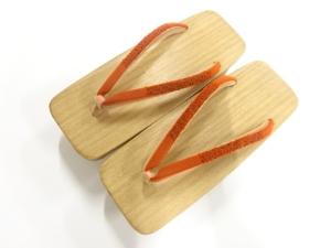 未使用品　桐下駄(22.5センチ)